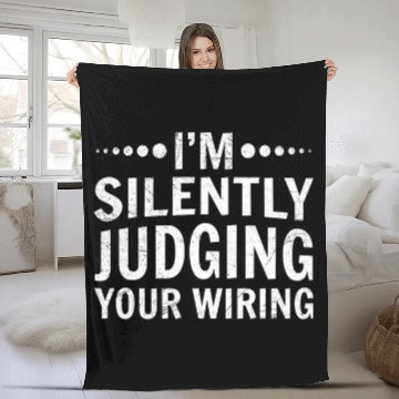 Discover Im silently judging your wiring Lineman Circuit Cable Fleece Blankets