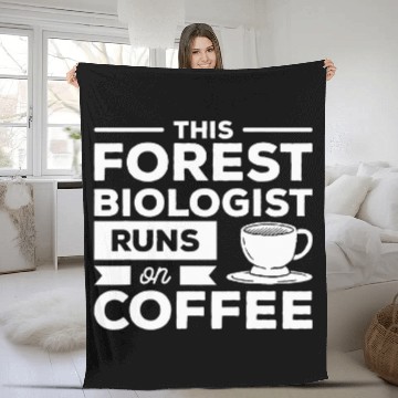 Discover This Forest Biologist Runs On Coffee Biology 1 Fleece Blankets