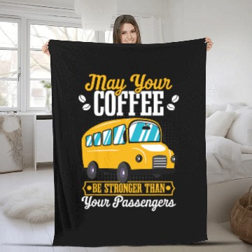 Discover School Bus Driver Driving Stronger Than Your Passengers Baseball Tees Fleece Blankets