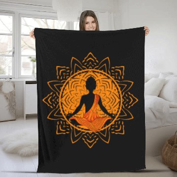 Discover Tibet Monk Meditating Buddha Buddhism Baseball Tees Fleece Blankets