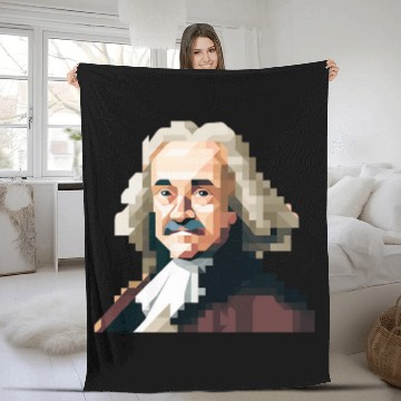 Discover Thomas Hobbes 8 Bit 1 Fleece Blankets