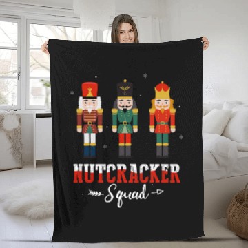 Discover Nutcracker Squad Ballet Dance Matching Family Christmas xmass 9 Baseball Tees Fleece Blankets