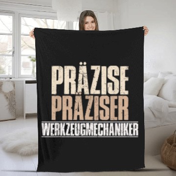 Discover Toolmaker technology manufacturing dad worker technology 22 Fleece Blankets