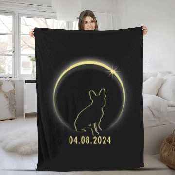Discover Total Solar Eclipse Boston Terrier Lover April 8 2024 Totali Baseball Tees Fleece Blankets