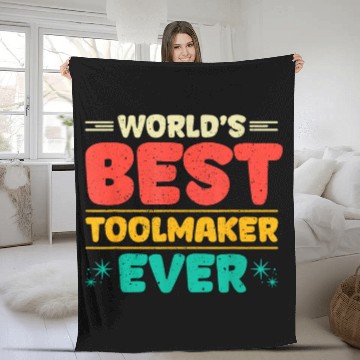 Discover Toolmaker technology manufacturing dad worker technology 29 Fleece Blankets