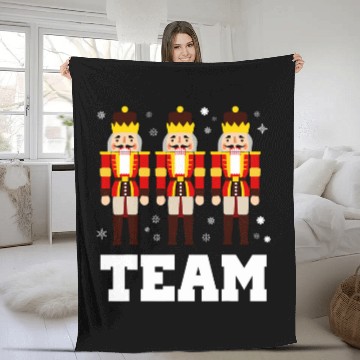 Discover Nutcracker Squad TEAM Ballet Dance Groupe Idea Ballerina Fleece Blankets