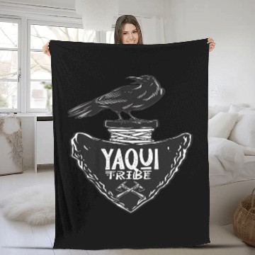 Discover Native Mexican Indian Yaqui Tribe Baseball Tees Fleece Blankets