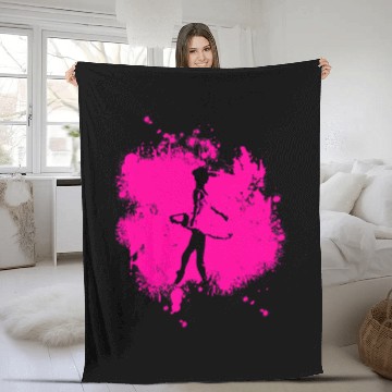 Discover Sweet Ballerina Dancer Zip Fleece Blankets