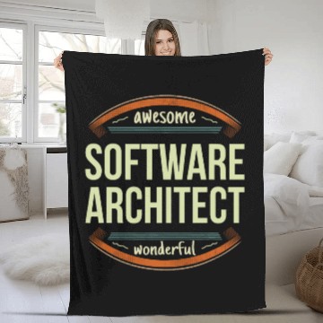 Discover Software Architect s Appreciation Gift Funny Job Zip Fleece Blankets