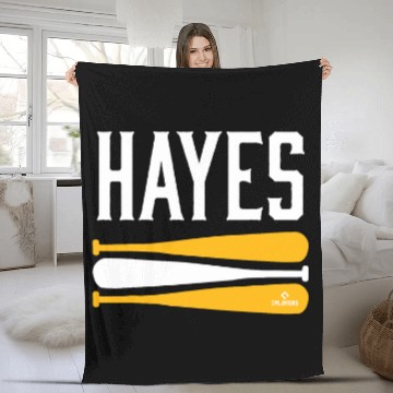 Discover MLBPA Major League Baseball KeBryan Hayes MLBHAY2004 Fleece Blankets