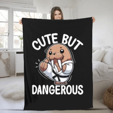 Discover Walrus Cute But Dangerous Fleece Blankets