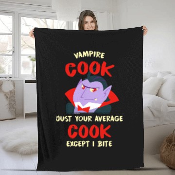 Discover Vampire Cook Halloween Chef Scary Cooker Blood Sucker Baseball Tees Fleece Blankets