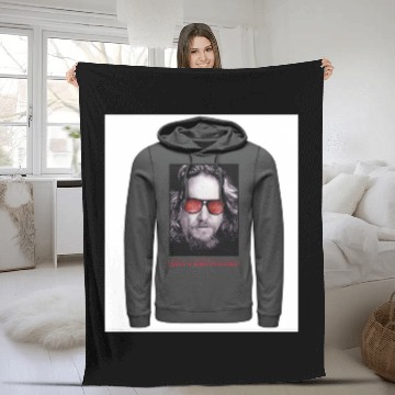 Discover Fifth Sun Men's The Big Lebowski The Dude Sunglasses Poster Pull Over Fleece Blankets