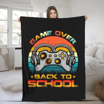 Discover back to school game over teacher student controller 2 Baseball Tees Fleece Blankets