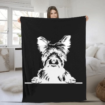 Discover Dog Scottish Terrier Scottie Dog Scottish Terrier Fleece Blankets