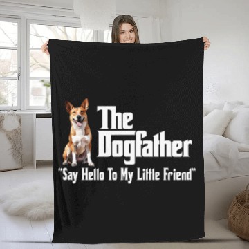 Discover The Basenji Dogfather Baseball Tees Fleece Blankets