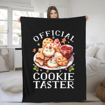 Discover Official Cookie Taster Baking Cookie Baker Cookie lover Zip Fleece Blankets