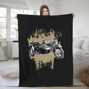 Discover vintages motorcycle for retro technology lovers Baseball Tees Fleece Blankets