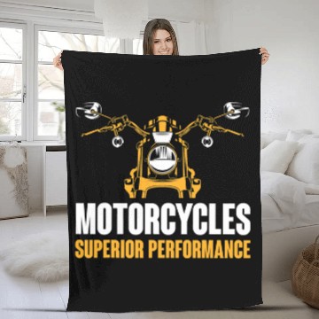 Discover Motorcycles superior perfomance for Biker and Motorcycle Fleece Blankets