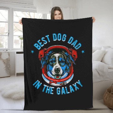 Discover The bests Australian Shepherd Dad in the galaxy Aussie dog 1 Baseball Tees Fleece Blankets