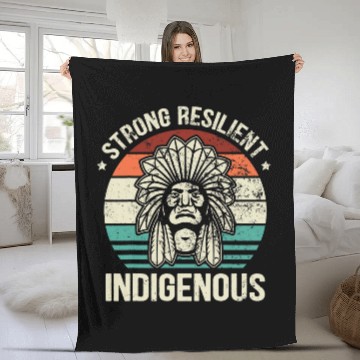 Discover Native Pride Indigenous Native American 18 Fleece Blankets
