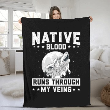 Discover Native Pride Indigenous Native American Fleece Blankets