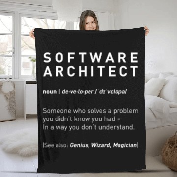 Discover Software Architect Definition Funny Developer Coder Meaning Baseball Tees Fleece Blankets