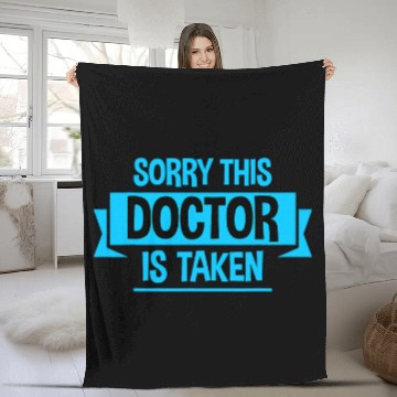 Discover Sorry This Doctor Is Taken 2 Baseball Tees Fleece Blankets