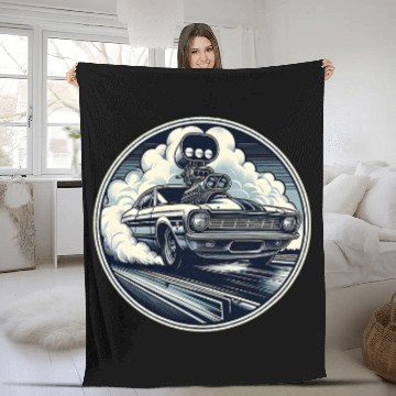 Discover Muscle Car Prototype Racing 21 Fleece Blankets