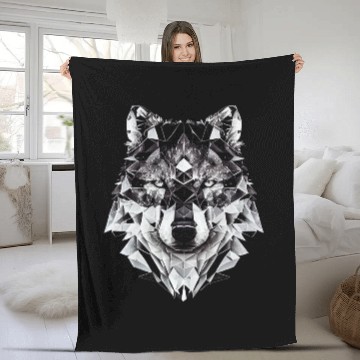 Discover wolfs Animal for wolfs lovers wolfs Art Canis lupus wolfdog 7 Fleece Blankets