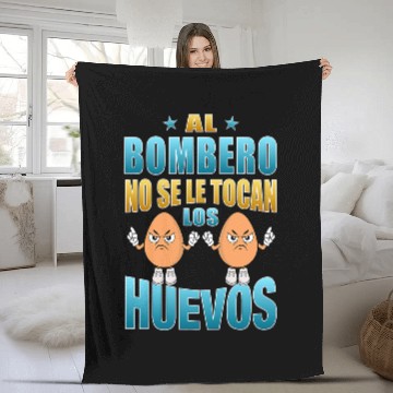 Discover The firefighter does not touch the eggs funny phrase Baseball Tees Fleece Blankets