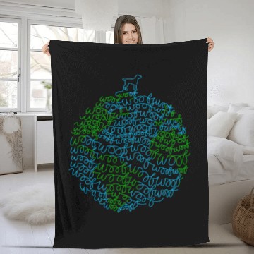 Discover Woof German Shorthaired Pointer Earth Day Baseball Tees Fleece Blankets