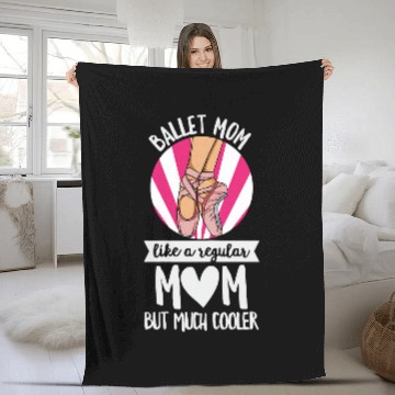 Discover Womens Dancing Ballerina Design for a Ballet Mom Fleece Blankets