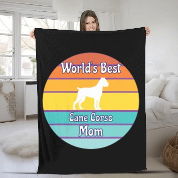 Discover Worlds bests Cane Corso Mom Baseball Tees Fleece Blankets
