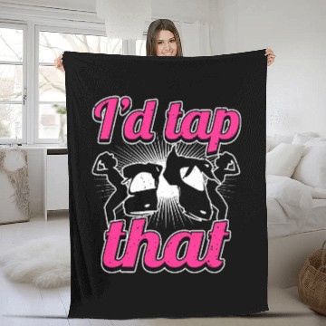 Discover Tap Dance Id Tap That Funny Tap Dancer Fleece Blankets