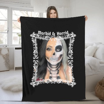 Discover Morbid Horrid Gothic Horror Art by Jamielynn Fleece Blankets