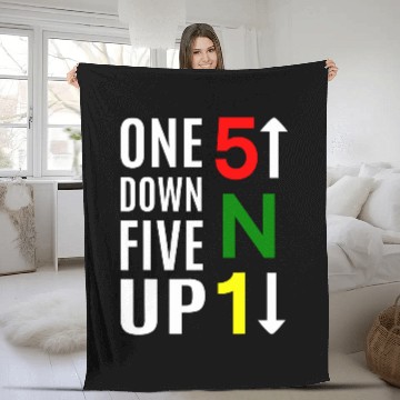 Discover One Down Five Up Motorcycle Gear Shift Transmission Biker Zip Fleece Blankets