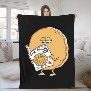 Discover Six Pack Abs Pancake Waffle Baseball Tees Fleece Blankets