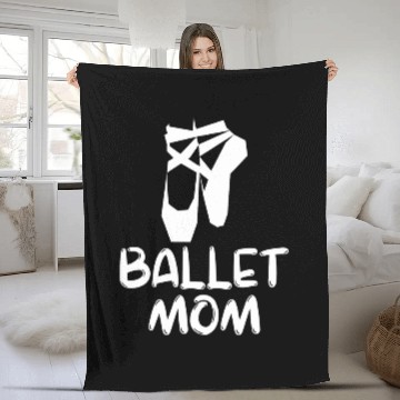 Discover Womens Ballet Mom Baseball Tees Fleece Blankets