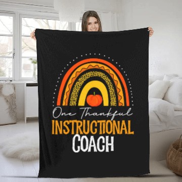 Discover Thanksgiving Leopard One thankful Instructional Coachs Funny Baseball Tees Fleece Blankets