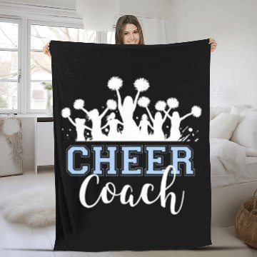 Discover Womens Cheer Coachs bests Cheerleading Coach Baseball Tees Fleece Blankets