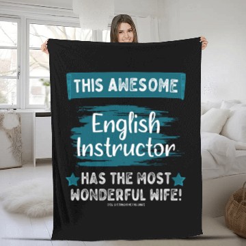 Discover Married English Instructor Husband Job Profession Baseball Tees Fleece Blankets