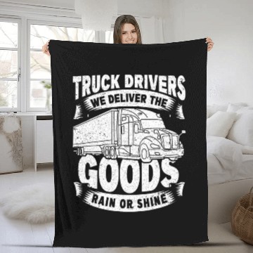 Discover Trucker Trucking Semi Truck Drivers 29 Fleece Blankets