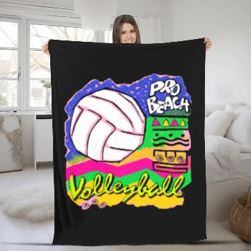 Discover Pro Beach Volleyball I Dig Fun Player Zip Fleece Blankets