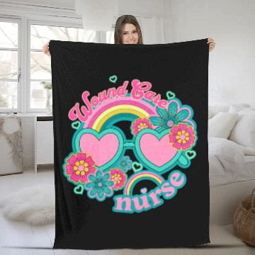 Discover Wound Care nurses Registered nurses Nursing Student nurses Gift Fleece Blankets