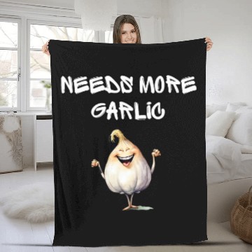 Discover Needs More Garlic Garlicologist Cook Chef Cooking Spice Fun 1 Baseball Tees Fleece Blankets