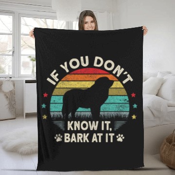 Discover Pyrenean Mountain Bark At It Big Dog Breed Great Pyrenees Zip Fleece Blankets