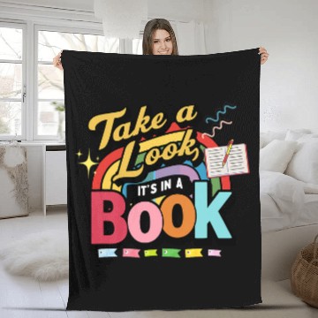 Discover Reading Bookworm Librarian Baseball Tees Fleece Blankets