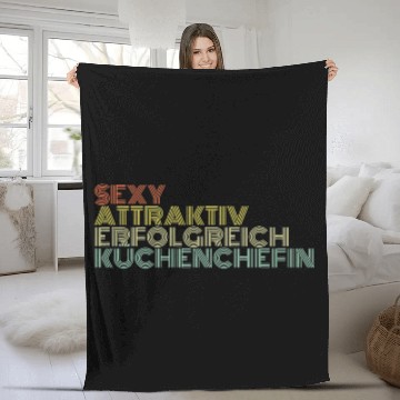 Discover Kitchen Chef Sexy Attractive Success Work Fleece Blankets
