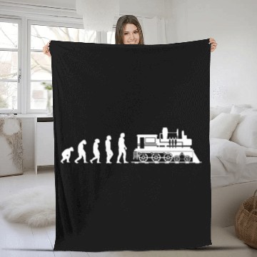 Discover Train Driver Locomotive Evolution Railroad Engineer Baseball Tees Fleece Blankets